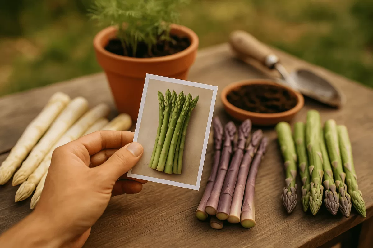 Spargelpflanzen Sortenwahl für Anfänger im Garten
